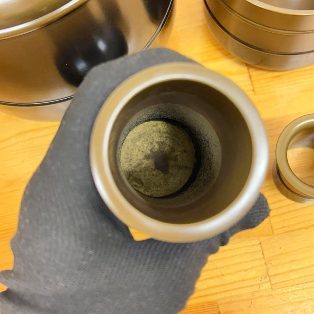 【未使用保管品】茶道具 唐銅 皆具 一式 八尾祥栄作