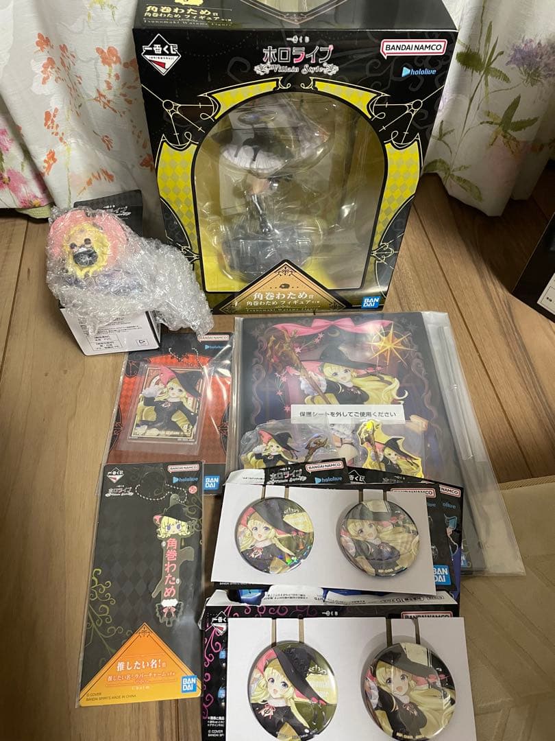 ホロライブ　一番くじ　角巻わため　セミコンプセット　9点　フィギュア　他