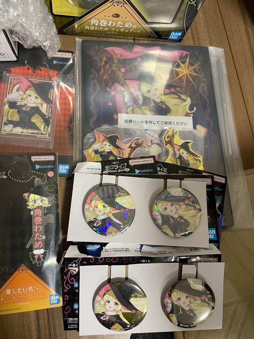 ホロライブ　一番くじ　角巻わため　セミコンプセット　9点　フィギュア　他