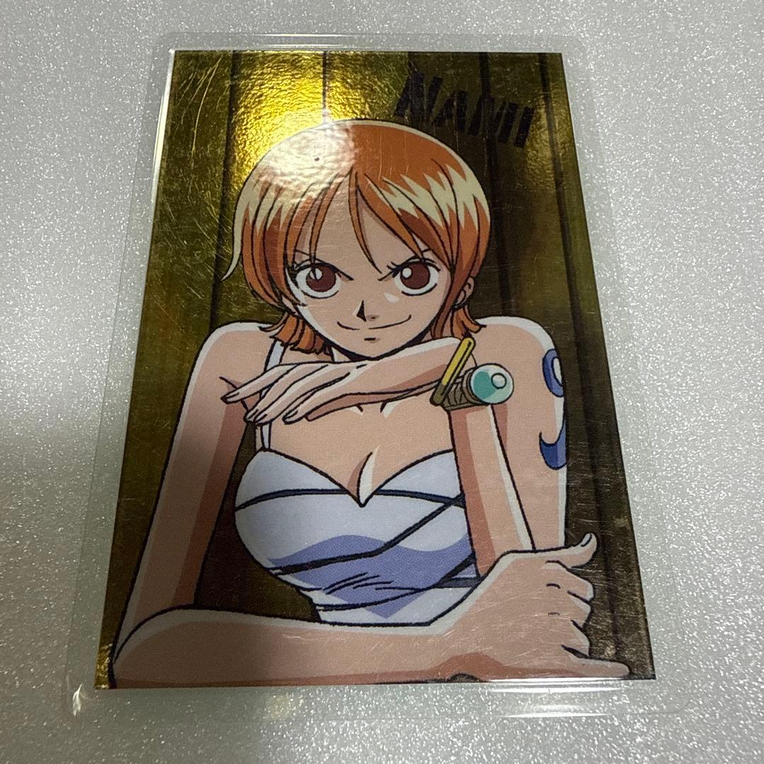 超希少 ワンピース ONE PIECE ナミ ラミネートカード 2枚