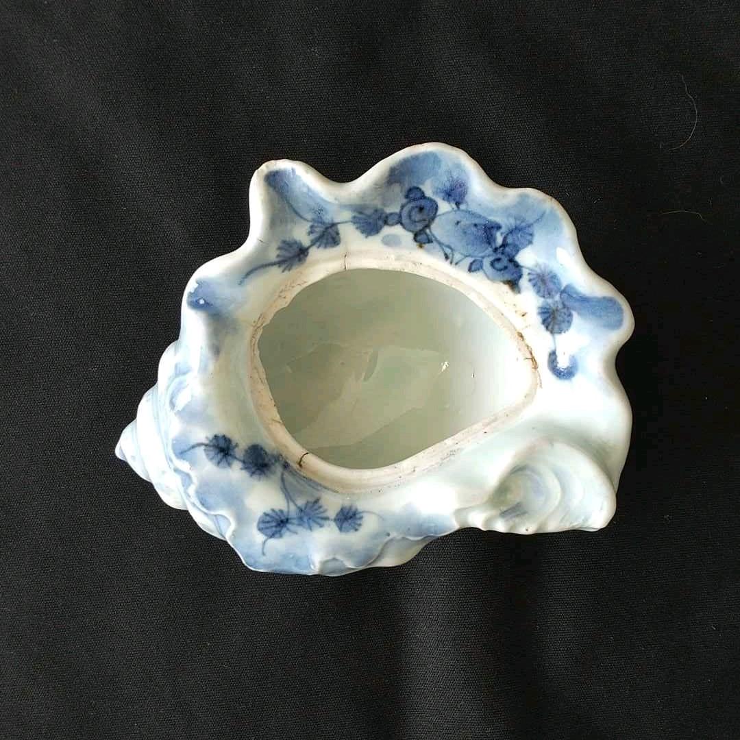 古伊万里　江戸中期　栄螺形　同手掲載　綺麗　貴重　骨董　茶道具