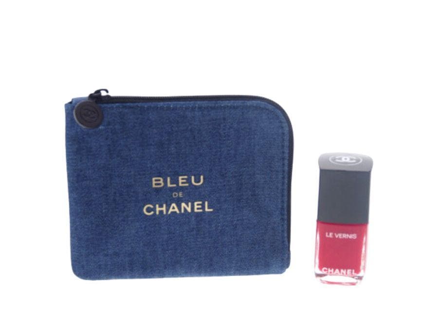 ブルー ドゥ シャネル ノベルティ 小銭入れ 2020 デニム CHANEL