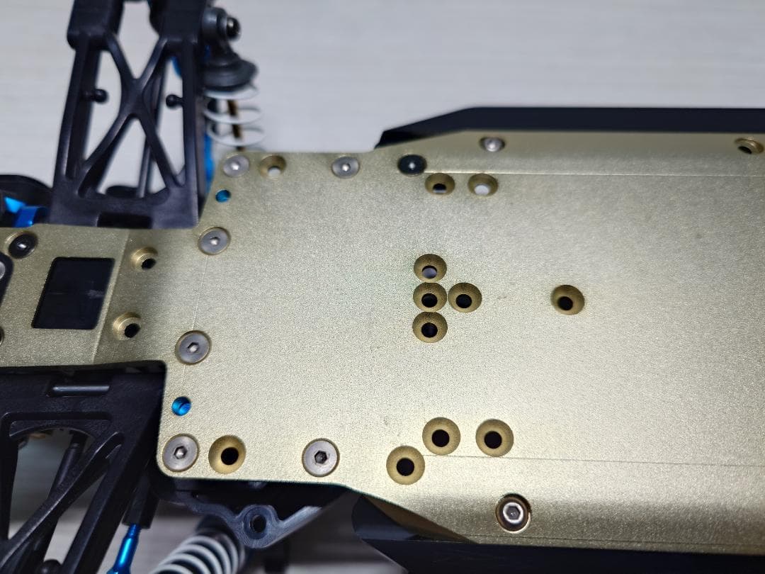 ☆未走行·タミヤ・ザハーク・TRF201 XR アルミロワデッキセット☆