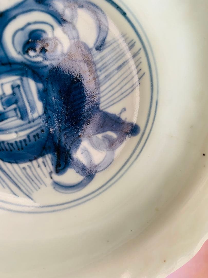 中国明時代染付お茶碗