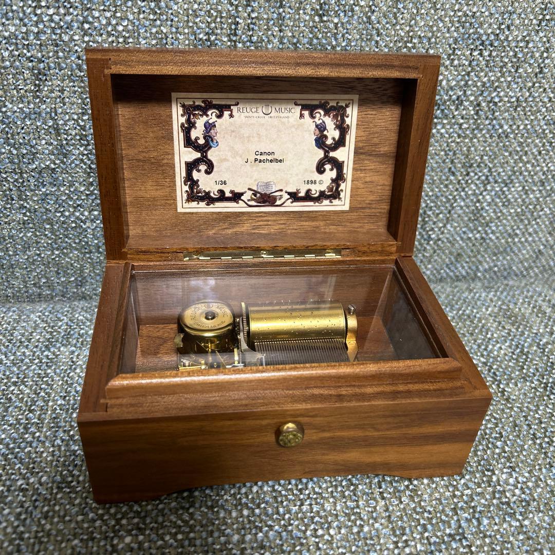 【値下げ】リュージュ オルゴール REUGE MUSIC 36弁　Canon