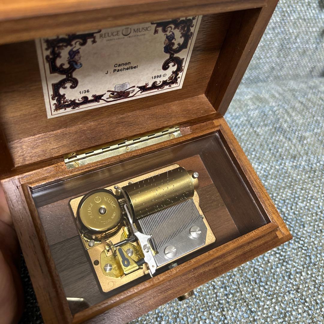 【値下げ】リュージュ オルゴール REUGE MUSIC 36弁　Canon