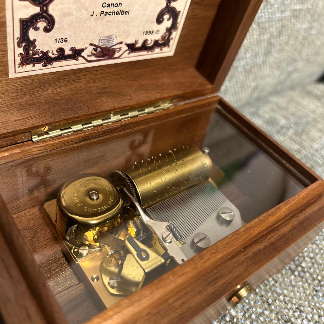 【値下げ】リュージュ オルゴール REUGE MUSIC 36弁　Canon