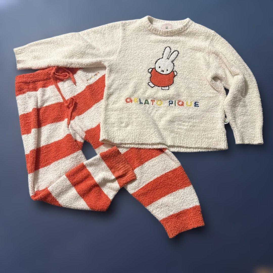 ジェラートピケ ミッフィー Dick Bruna ジャガードプルオーバー&パンツ
