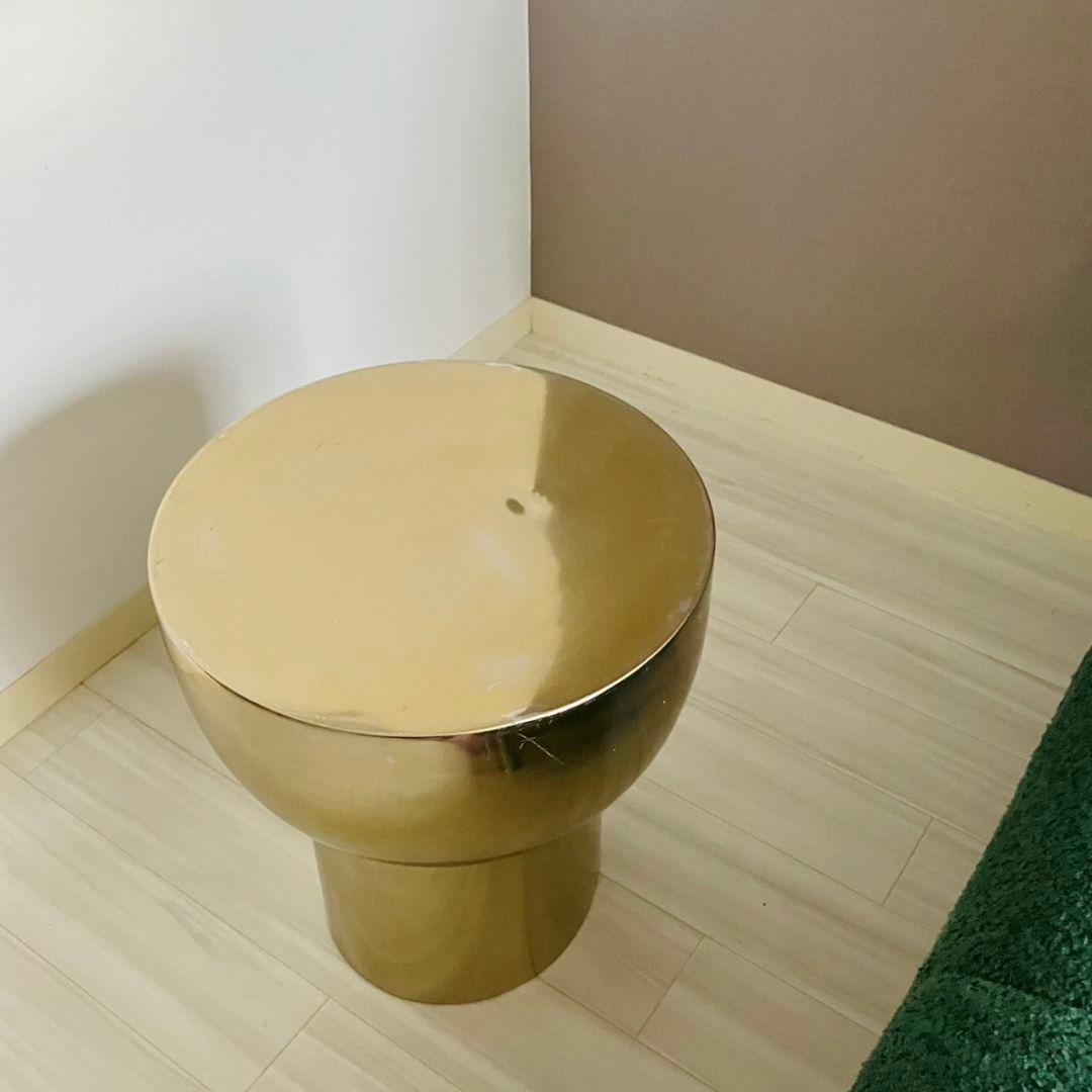 ZARA  ザラホーム サイドテーブル スツール ゴールド