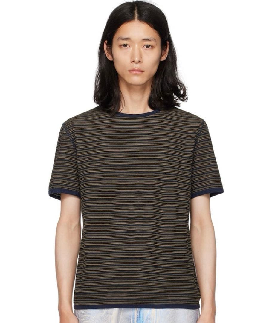 23SS OUR LEGACY ボーダーTシャツ size:48