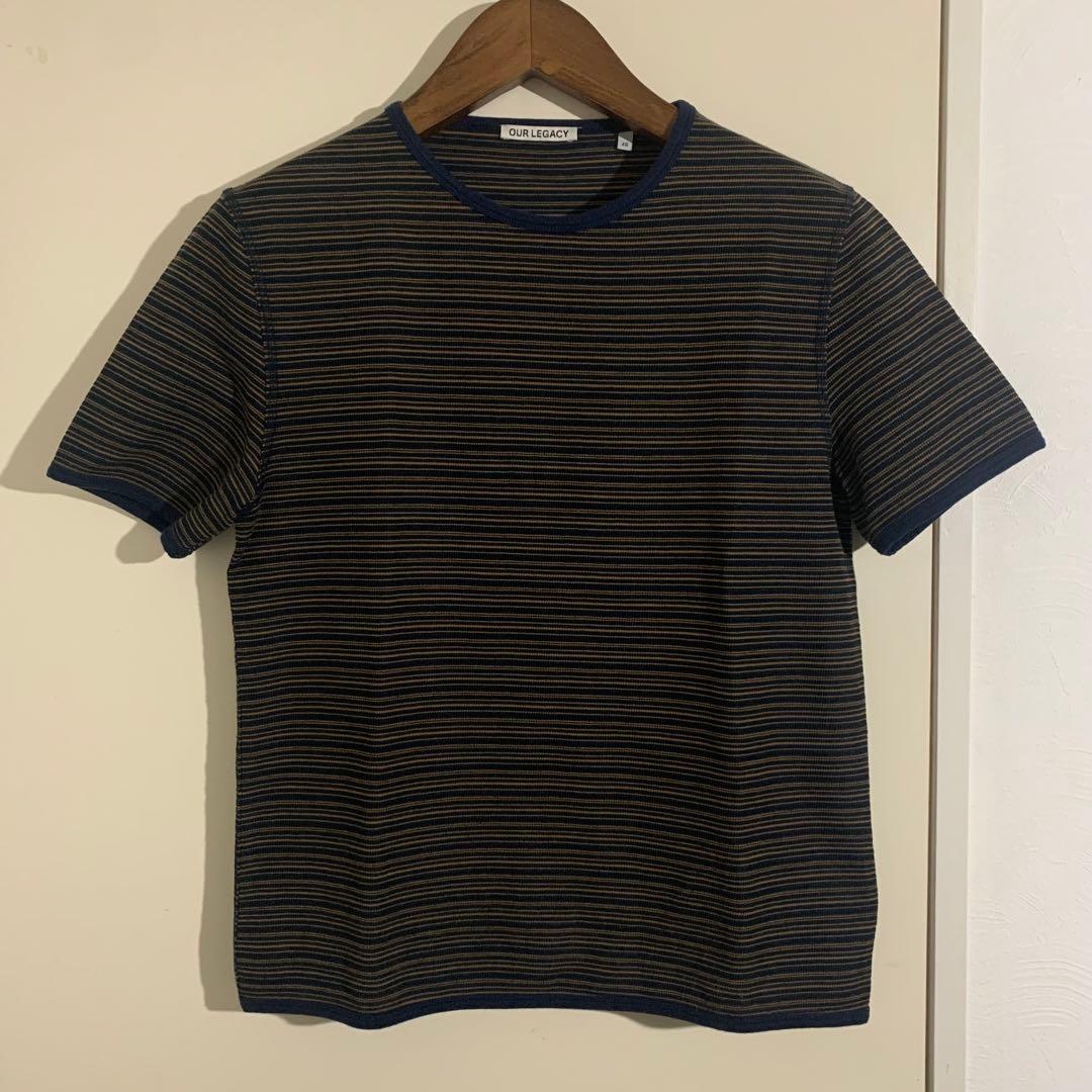 23SS OUR LEGACY ボーダーTシャツ size:48