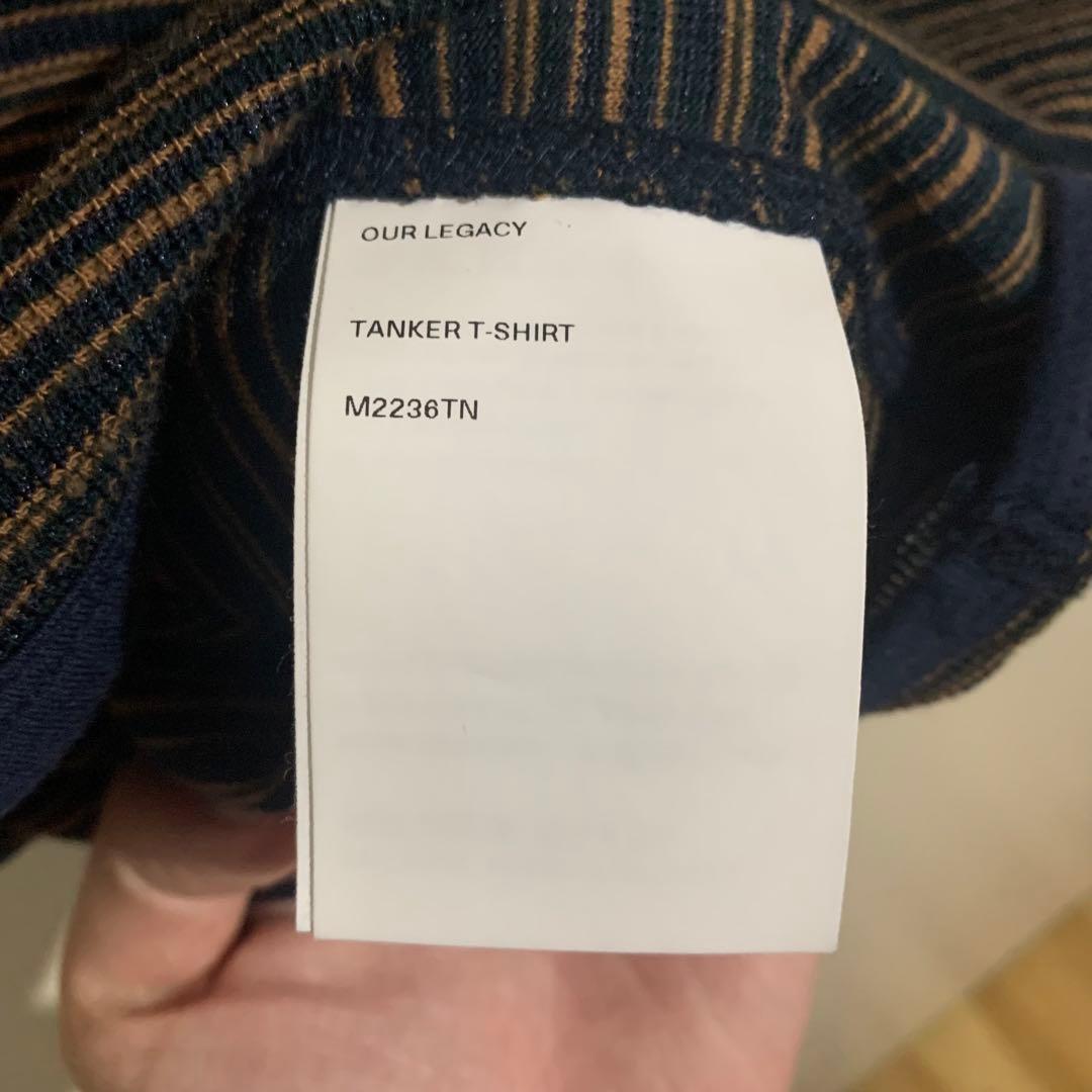 23SS OUR LEGACY ボーダーTシャツ size:48