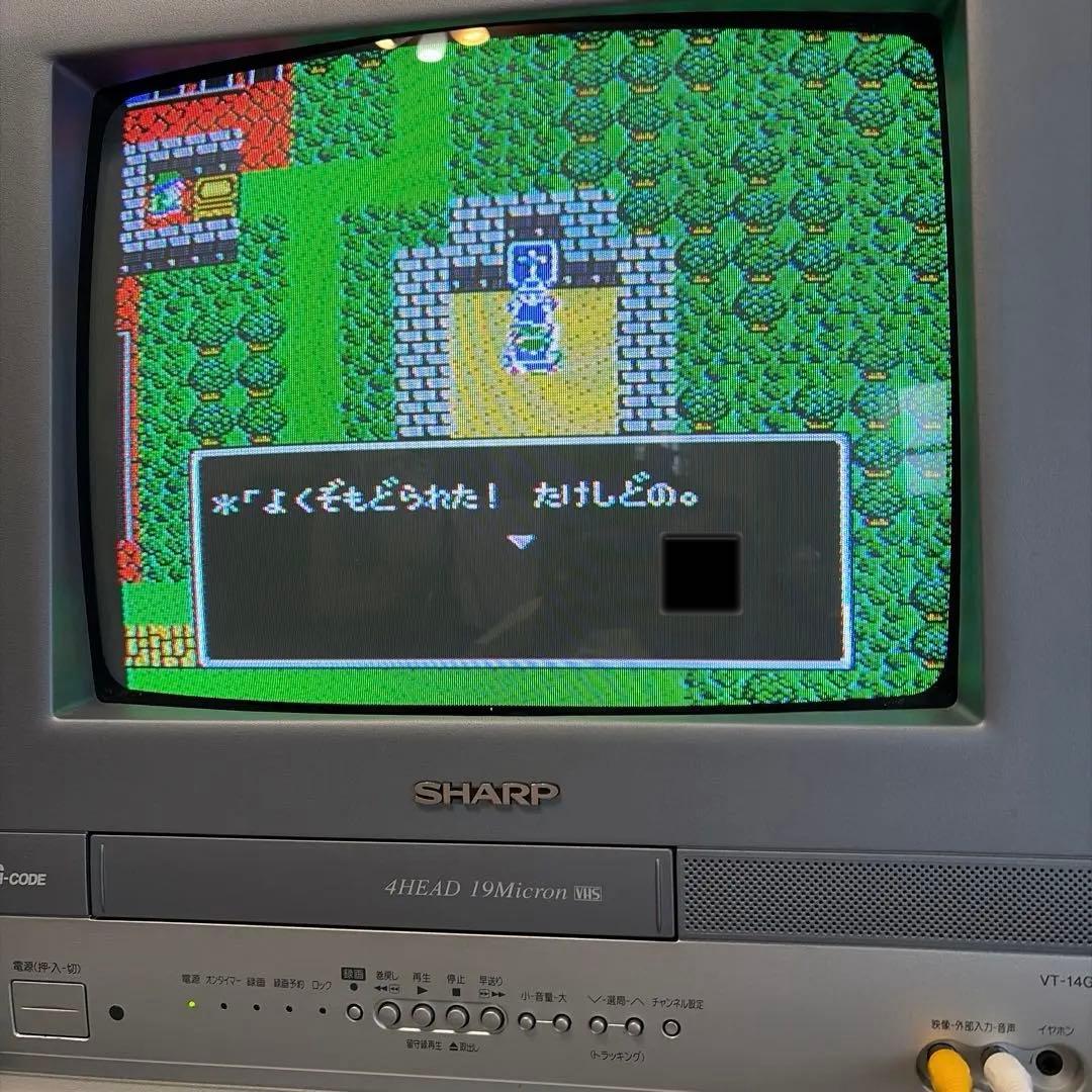 ぼ*卍様 シャープ　14インチ　SHARP テレビデオ　VT-14GH10