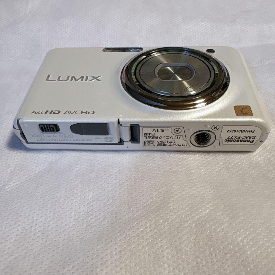 LUMIX DMC-FX77 ホワイト　動作確認済み