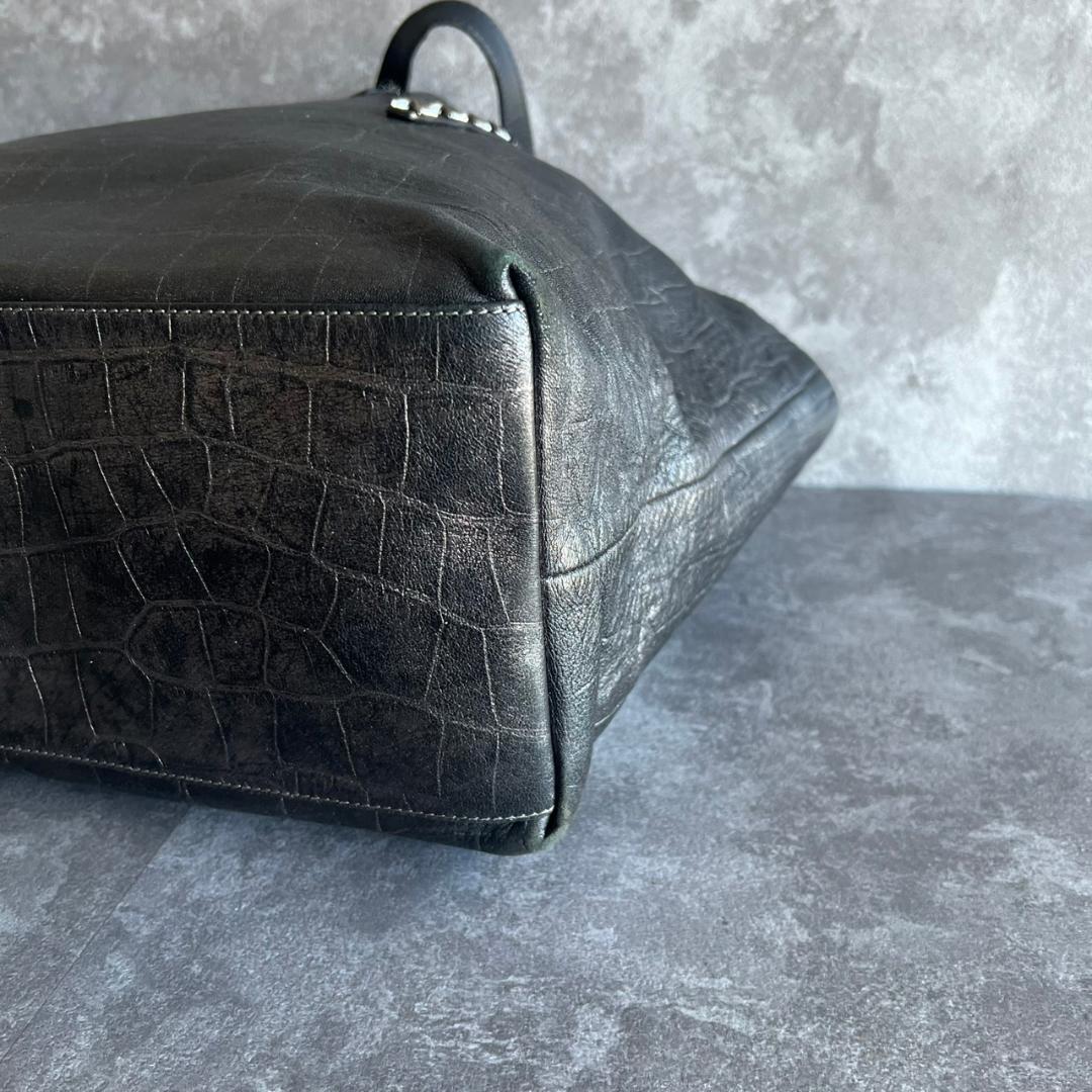 ⭐️JIMMY CHOO⭐️ジミーチュウ クロコ型押し スタースタッズ