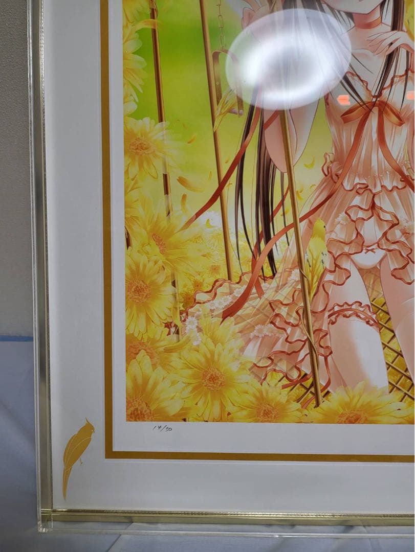 版画　てぃんくる　カナリヤDX アールビバン ミクスドメディア 番号18/35