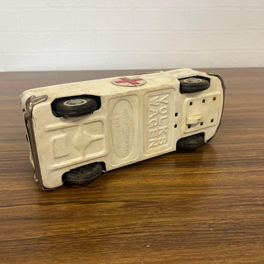 萬代屋 旧バンダイ フォルクスワーゲン 救急車 ブリキ 日本製 バンダイ