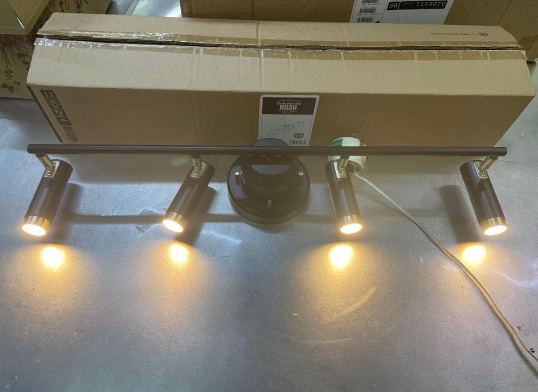 照明 LED一体型 ノーシュ 4灯 スポットライト TC-1021