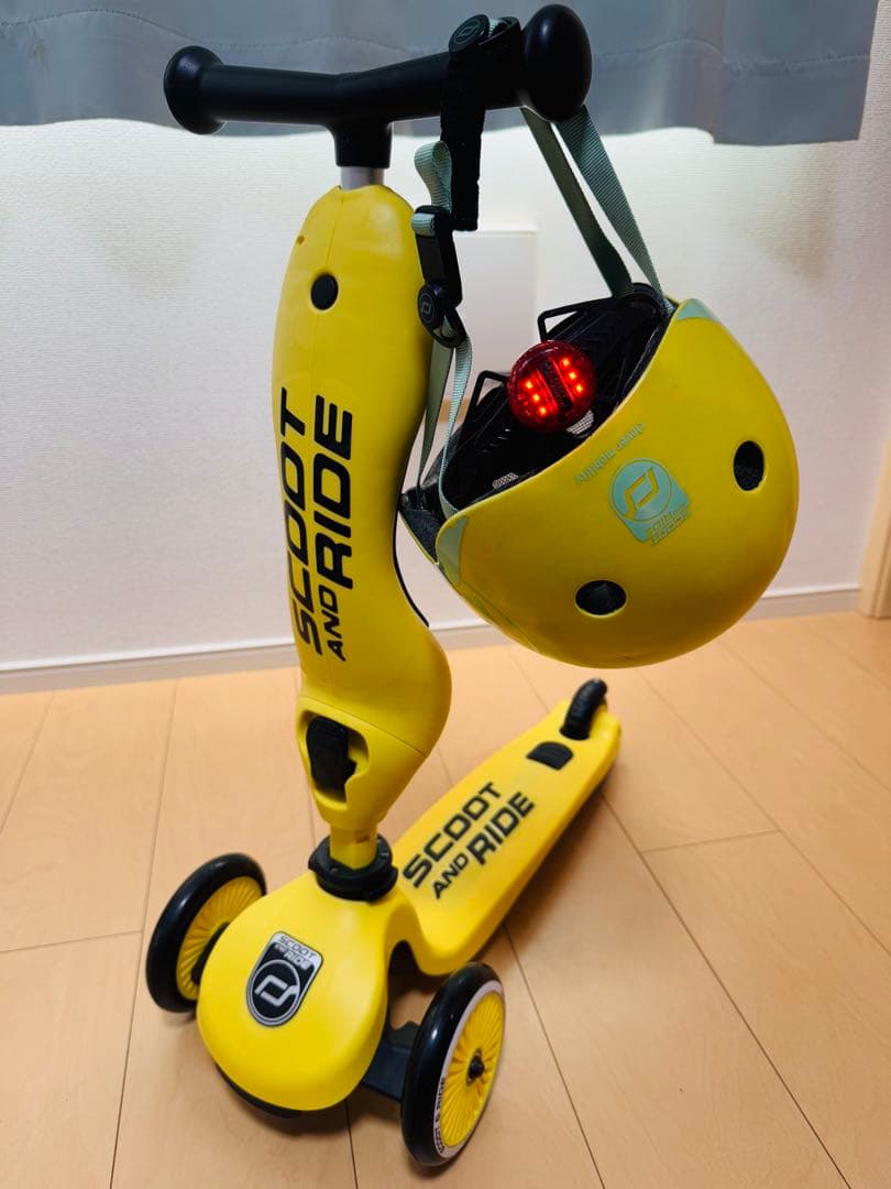 【美品】スクーター＋ヘルメット セット（箱あり）