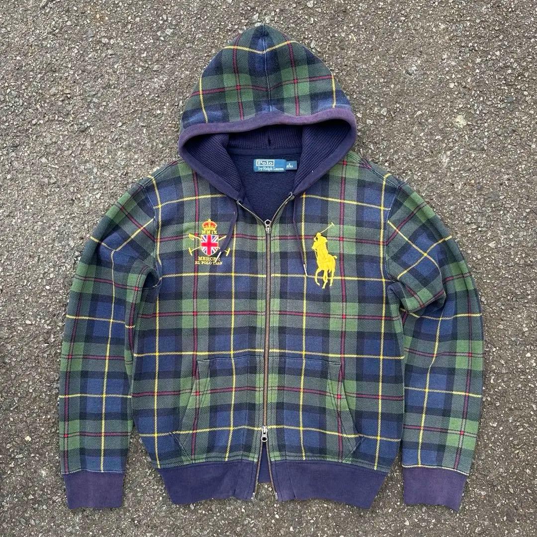 ラルフローレン　ビックポニー　ジップアップパーカー　M