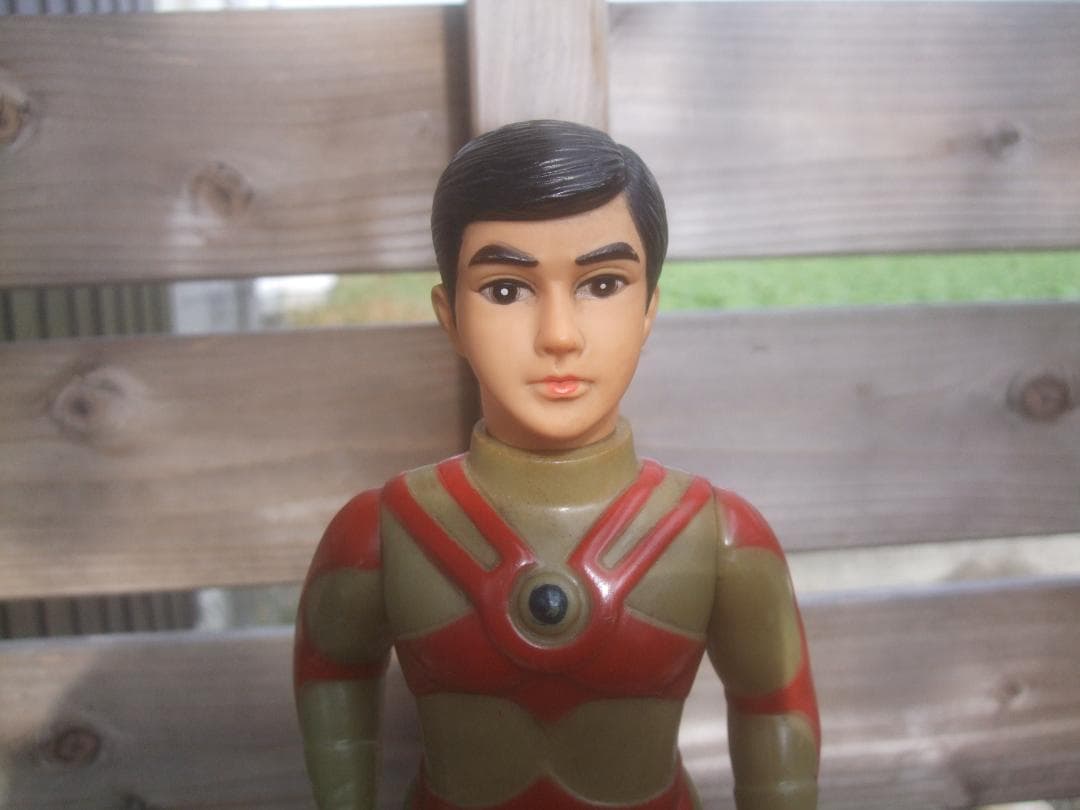 K*1様 ★当時物★ウルトラマンAエース★ソフビ・31㎝★ブルマァク 円谷プロ