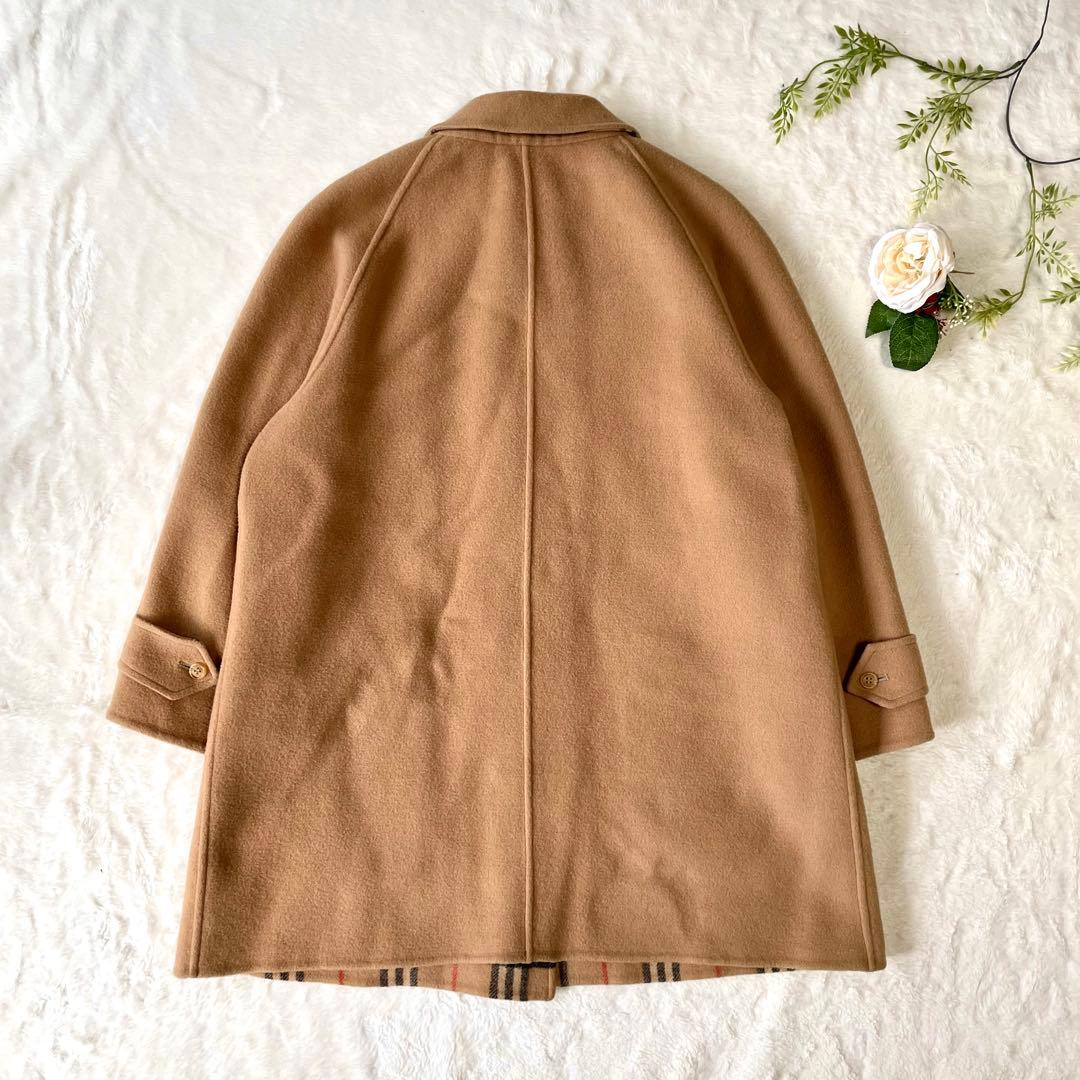 Burberrys バーバリー リバーシブル ロングコート ノバチェック ウール