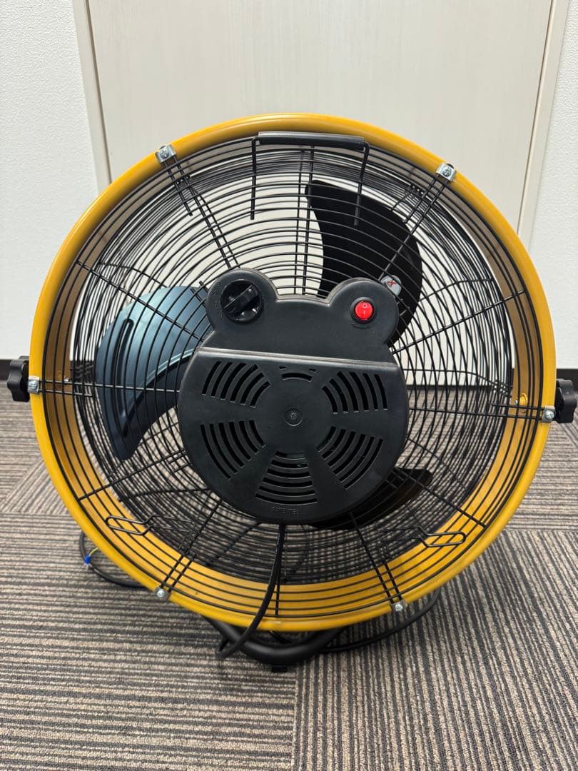 キャタピラー フロアファン 45cm 180度半回転機能付き工業扇