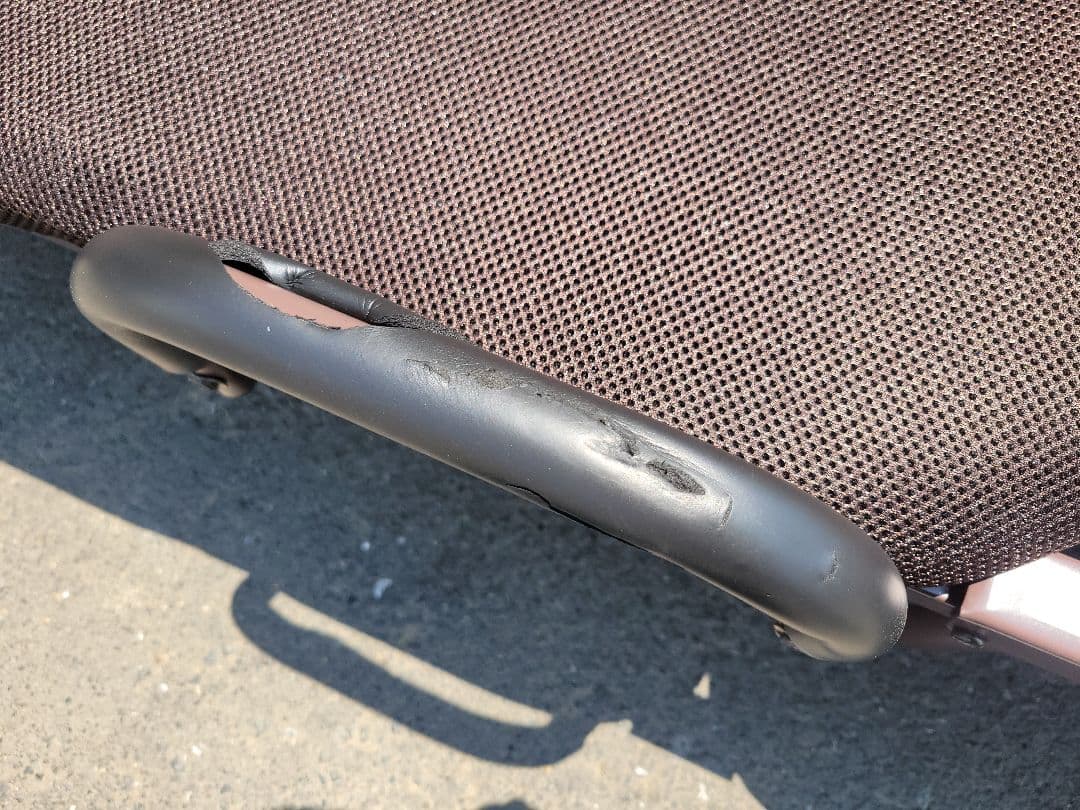 3台まとめて！折りたたみ式 リクライニングベッド ブラウン キャスター付き（③）