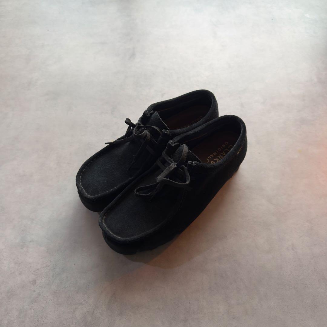 Clarks クラークス】スエード モカシンシューズ ビブラムソール