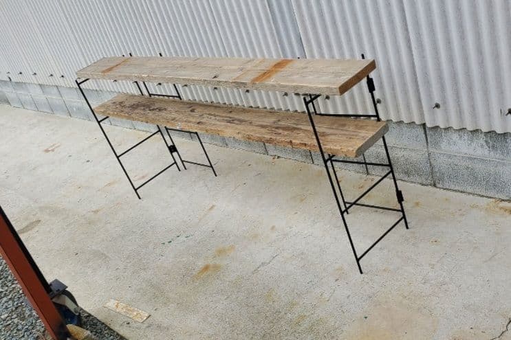アイアンラック アイアンシェルフ 棚 什器 多肉植物 キャンプ 家具 収納