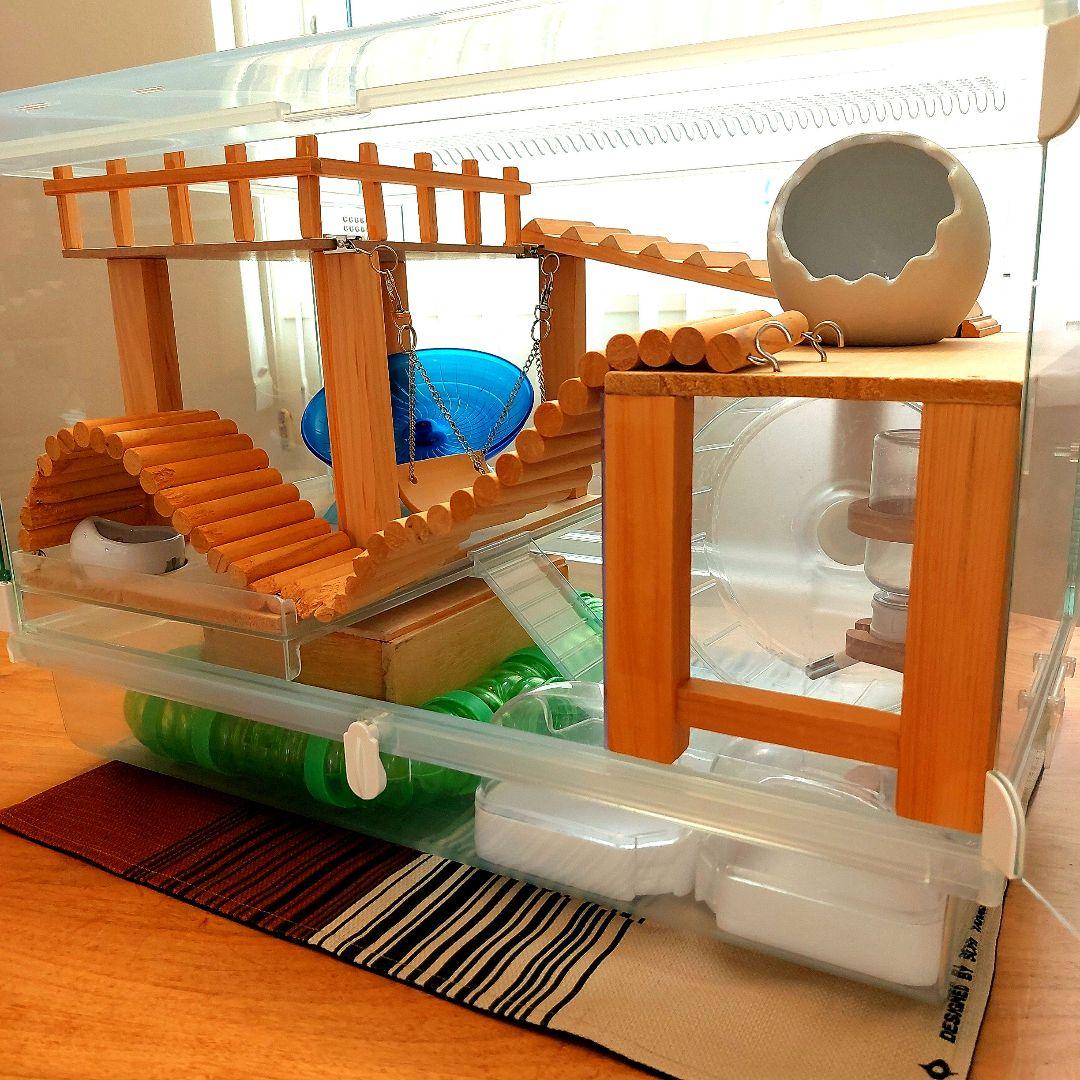 GEX GlassHarmony600Highグラスハーモニー　ハムスターゲージ