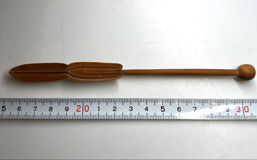 極上彫　極上茶杓　7g 東Y8-0113☆2Fトトチ