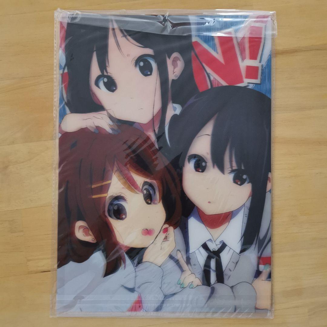 けいおん　A4サイズ3Dクリアファイル 4枚組