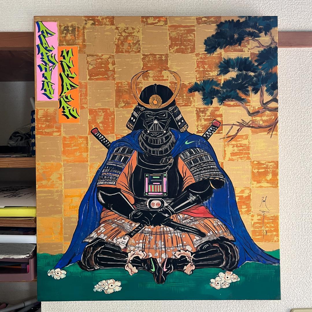 ダース・ベイダー将軍ストリートアートキャンバス