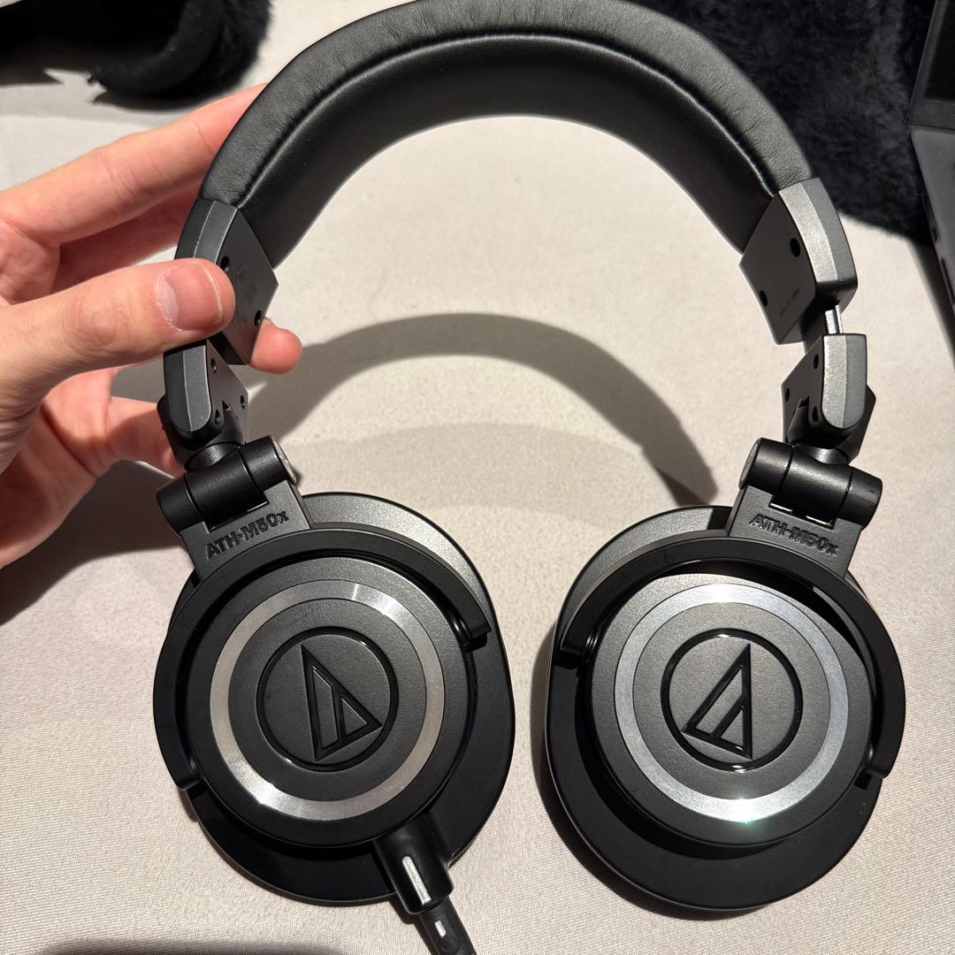 【美品】Audio-Technica ATH-M50x 密閉型モニターヘッドホン