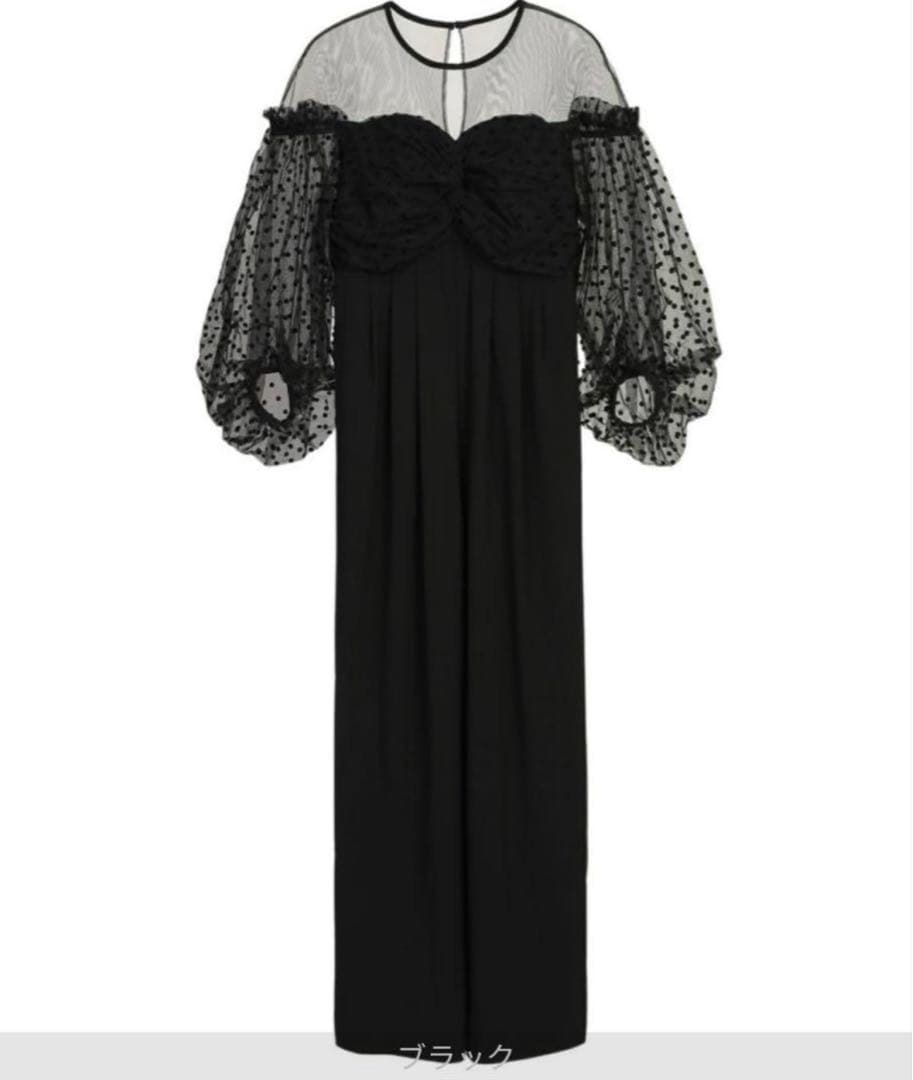 ANDRESD アンドレスド flocky dot pants dress S