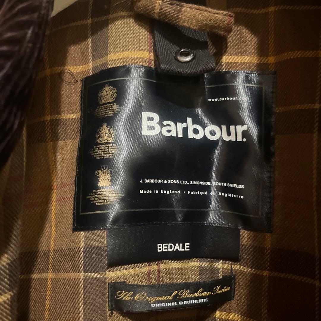 【英国製】Barbour ビデイル クラシック バーク 38