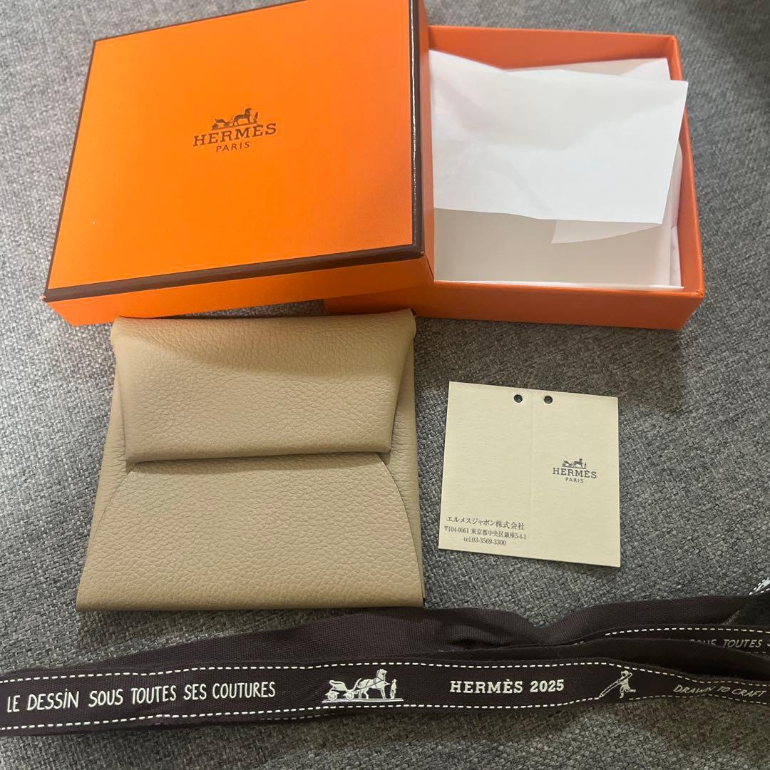 HERMES エルメス　ケース　バスティア　箱、リボン付き
