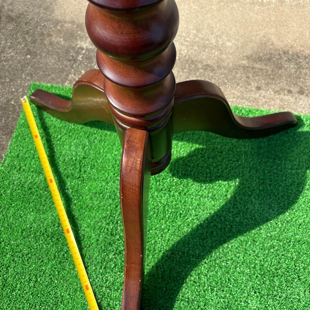 昭和レトロポールハンガー茶色木製コートラック ダークブラウン高さ188cm