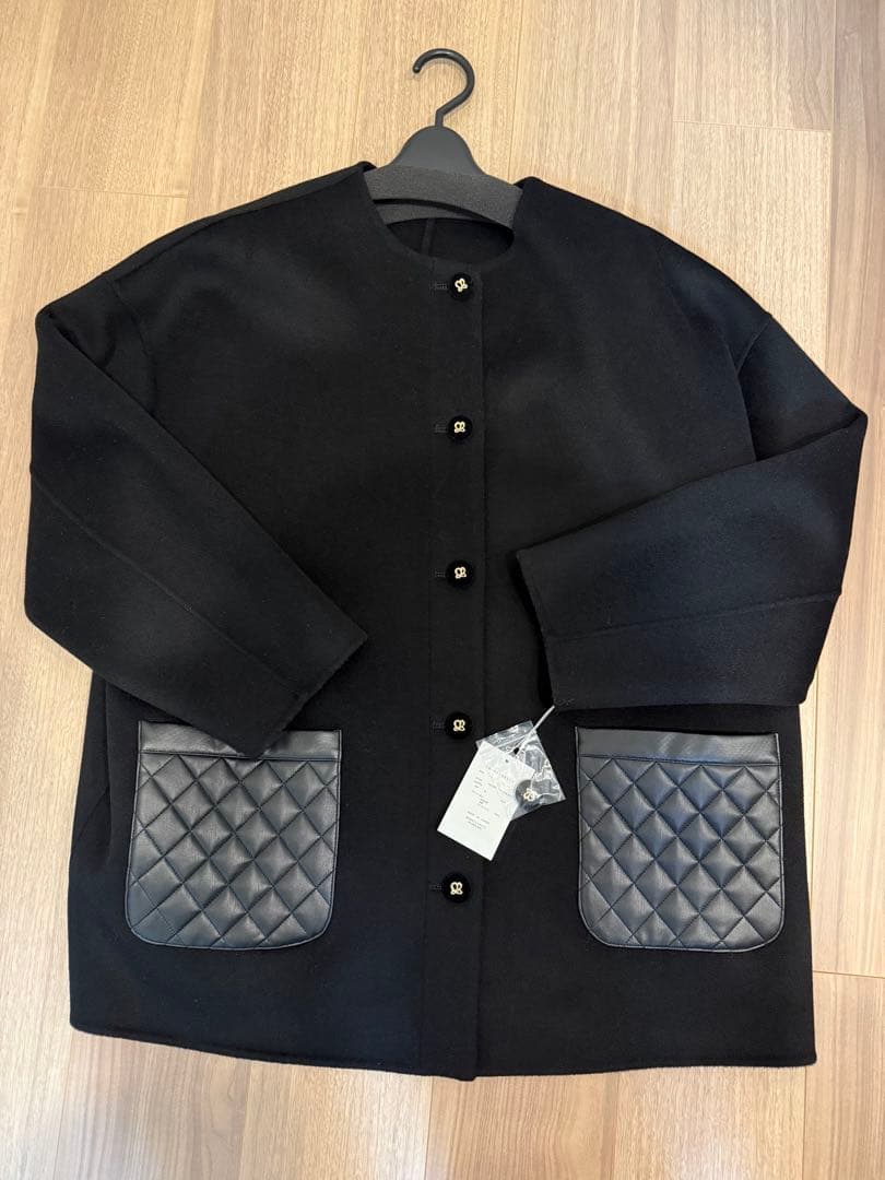 TREFLE＋1 トレフル ダブルフェイスウールコート