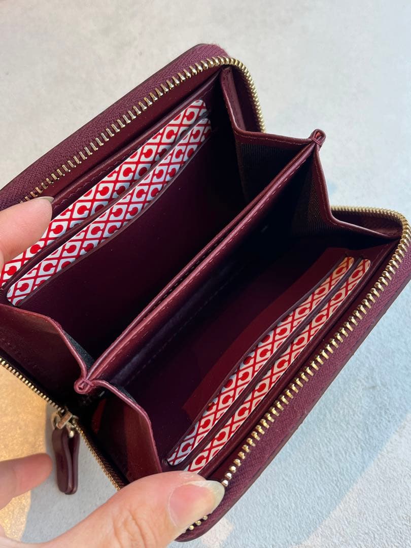 【新品未使用】GHERARDINI ワインレッド ケース　定価37400円