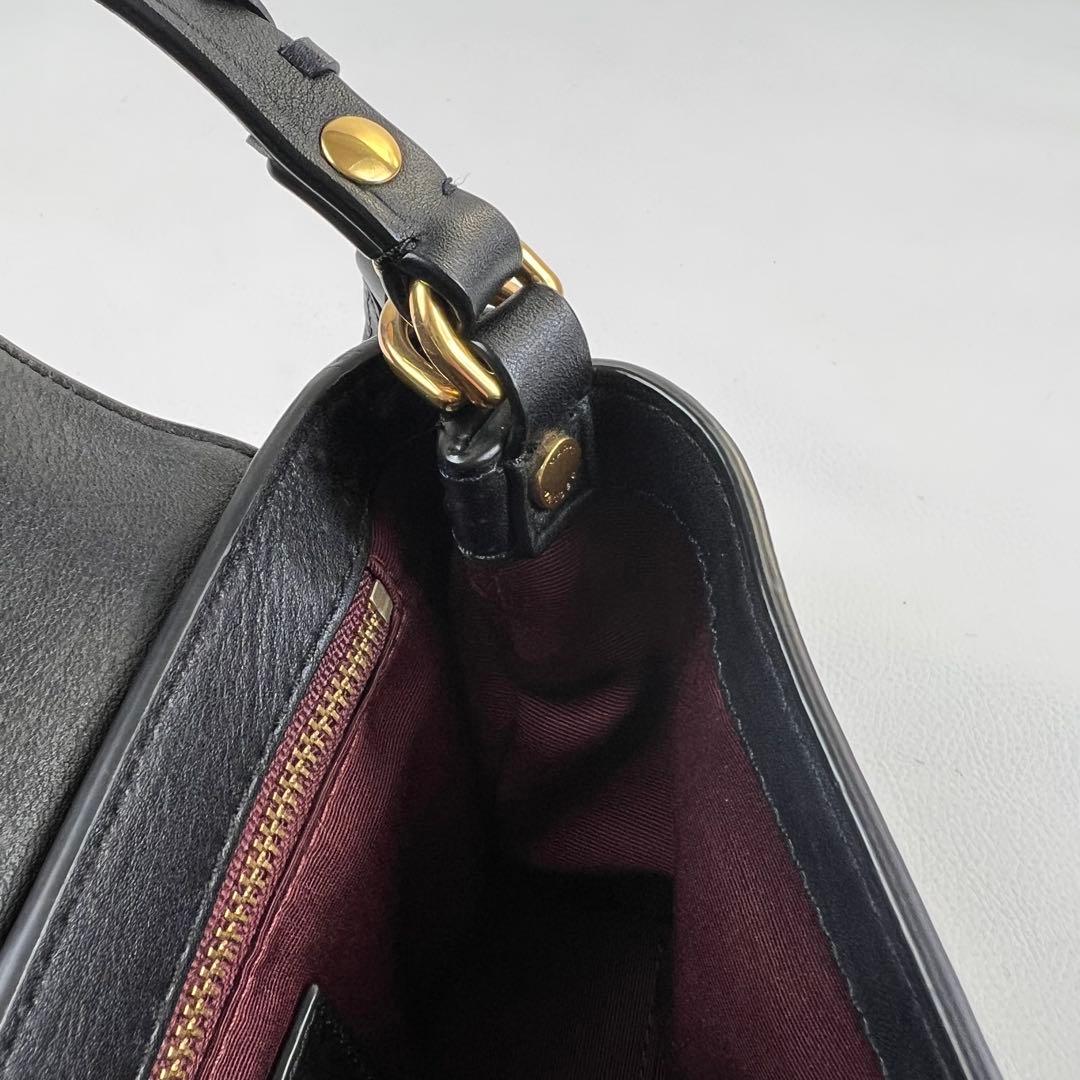 【美品✨2way】マークジェイコブス ショルダーバッグ NOHO 本革 ブラック