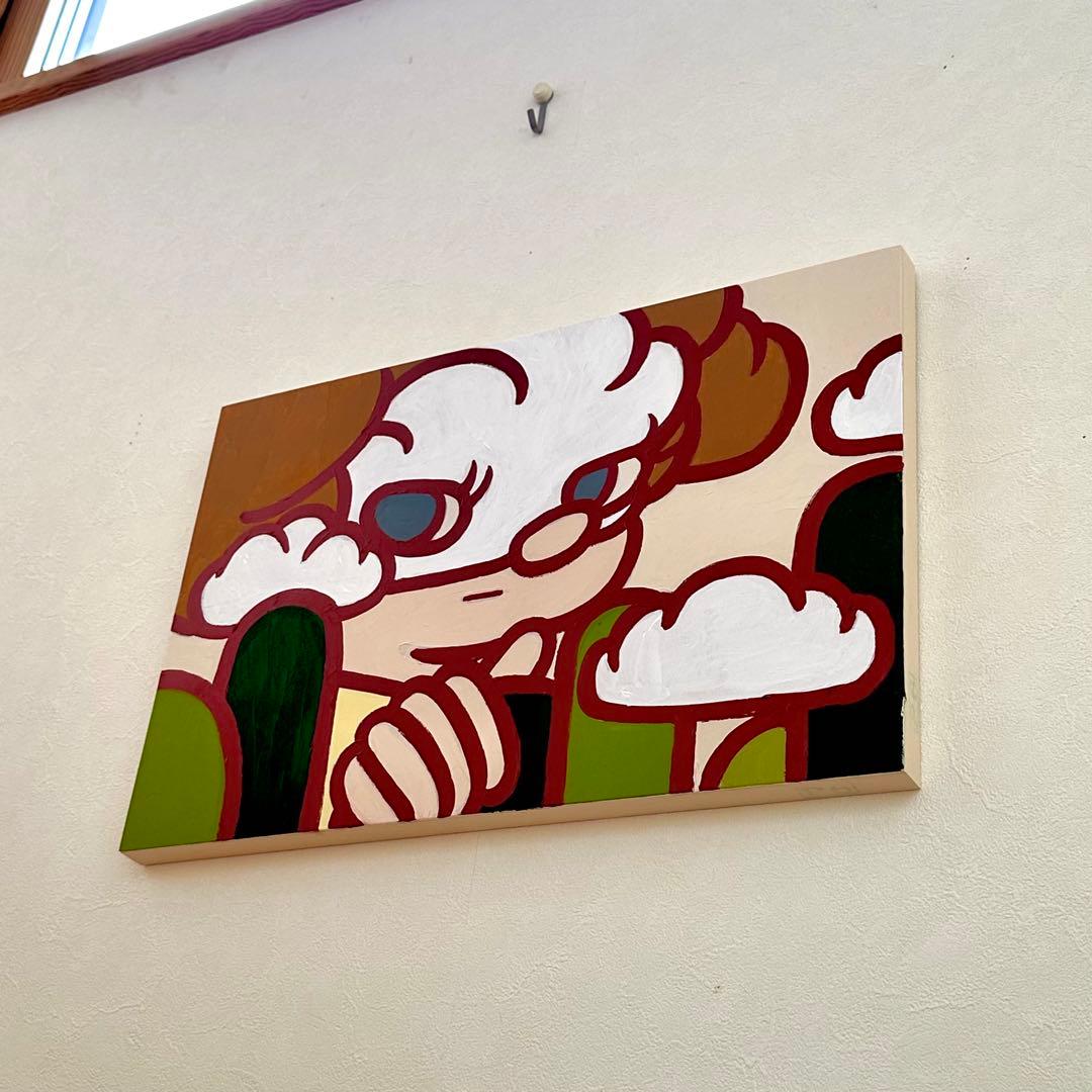 【原画4点セット】●Kaoruko Negishi● アクリル画　紐付き