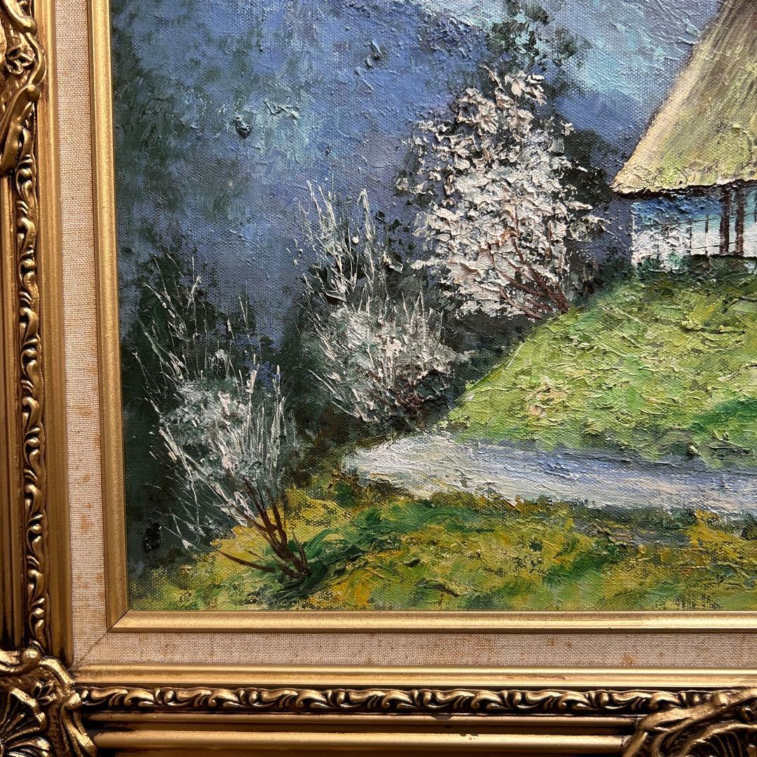 油彩画  風景画