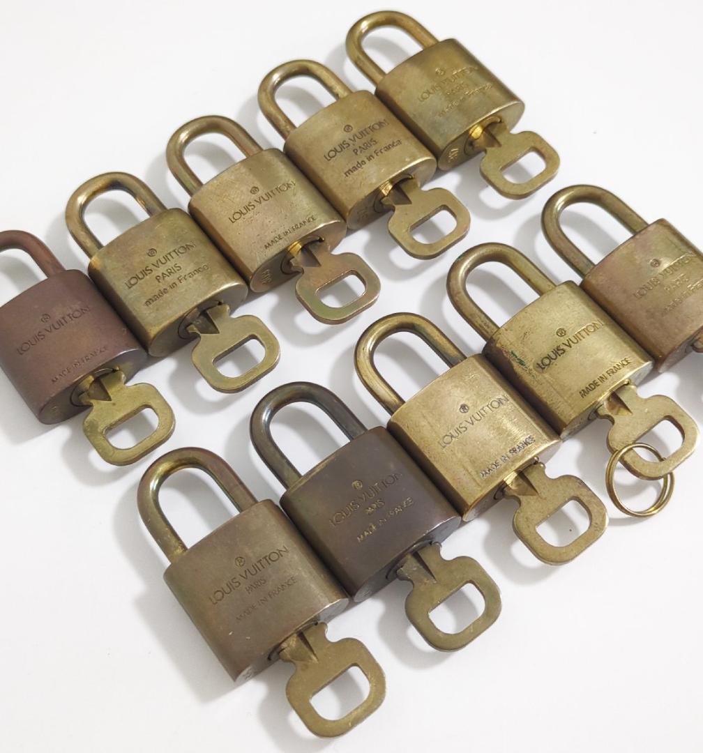 ルイヴィトン パドロック/南京錠 10個セット キー各1本付