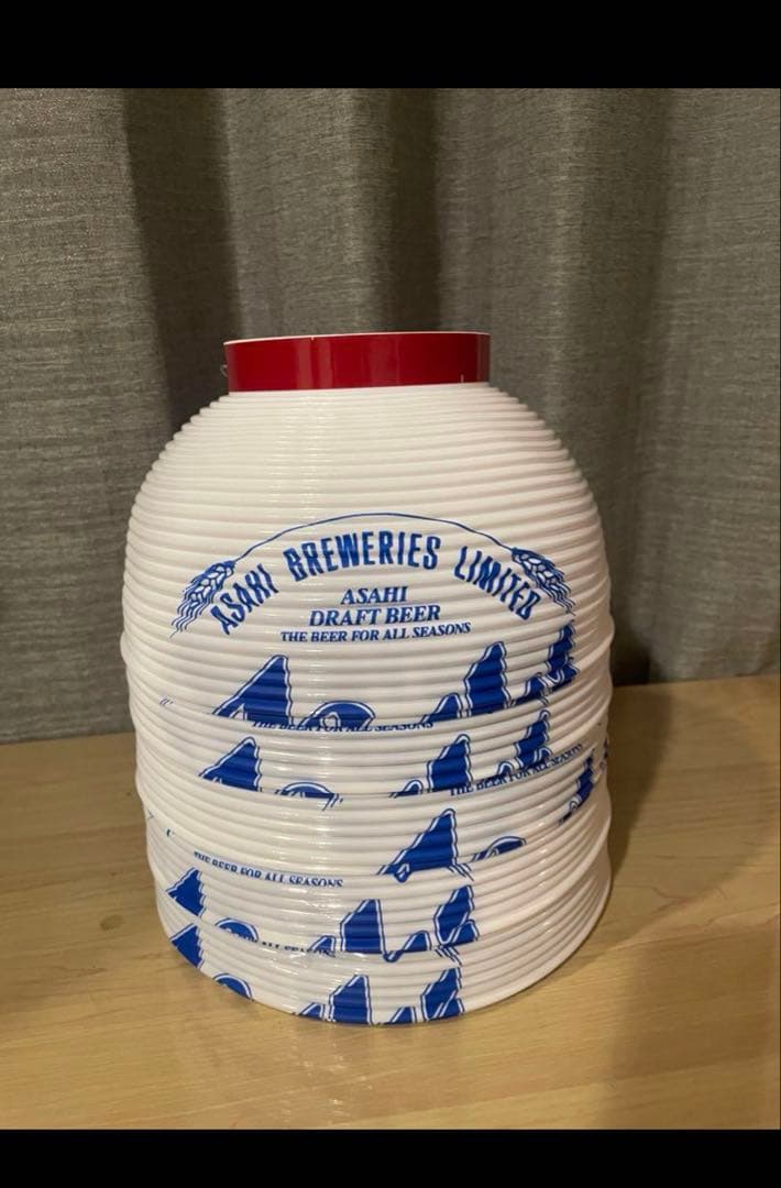 Asahi Draft Beer 中型提灯　アサヒ　スーパードライ　提灯　5個