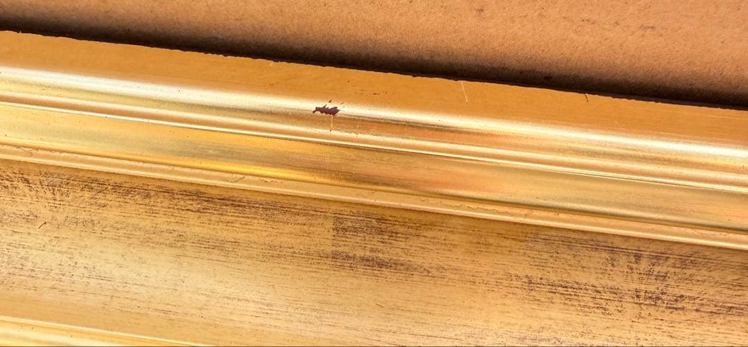 M50サイズ金色の大きな油彩額縁　送料込み1/27 倉庫① ガラス無し供箱付き