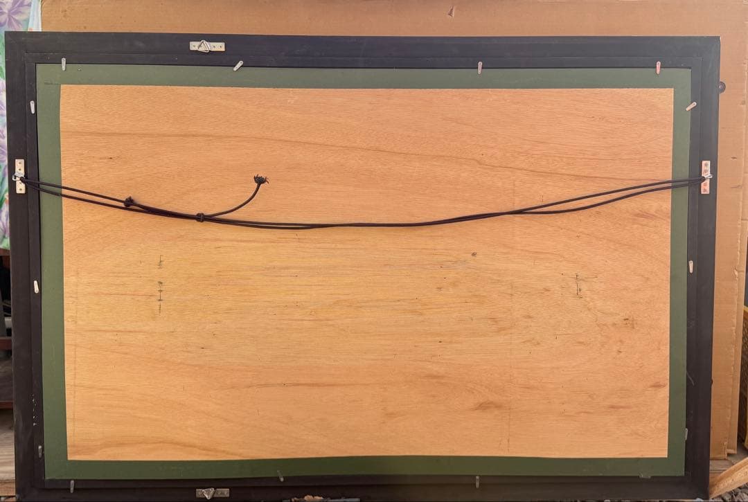 M50サイズ金色の大きな油彩額縁　送料込み1/27 倉庫① ガラス無し供箱付き