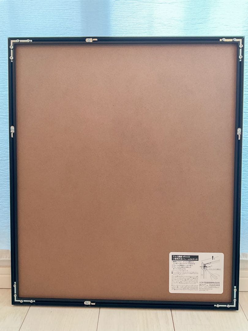 【写真用額縁】12%オフ美品16000円/4点 ハクバ 半切黒 ホワイトマット