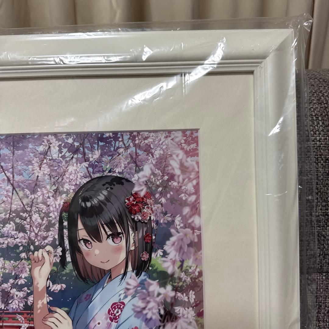 直筆サイン入り カントク 花の時 複製原画